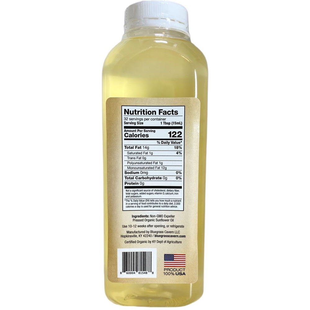 
                  
                    Load image into Gallery viewer, Non-GMO Expeller Pressed Organic Sunflower Oil 16oz
                  
                
